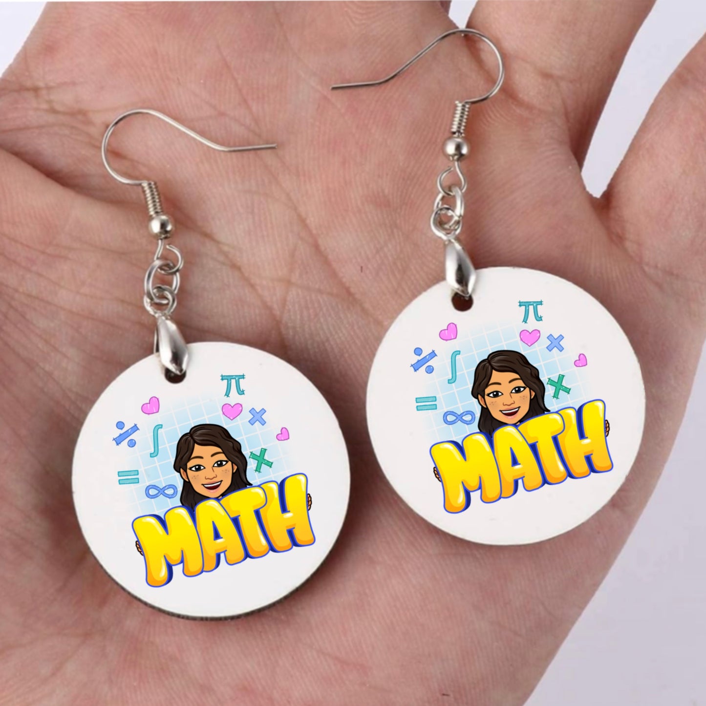 Custom Circle Earrings