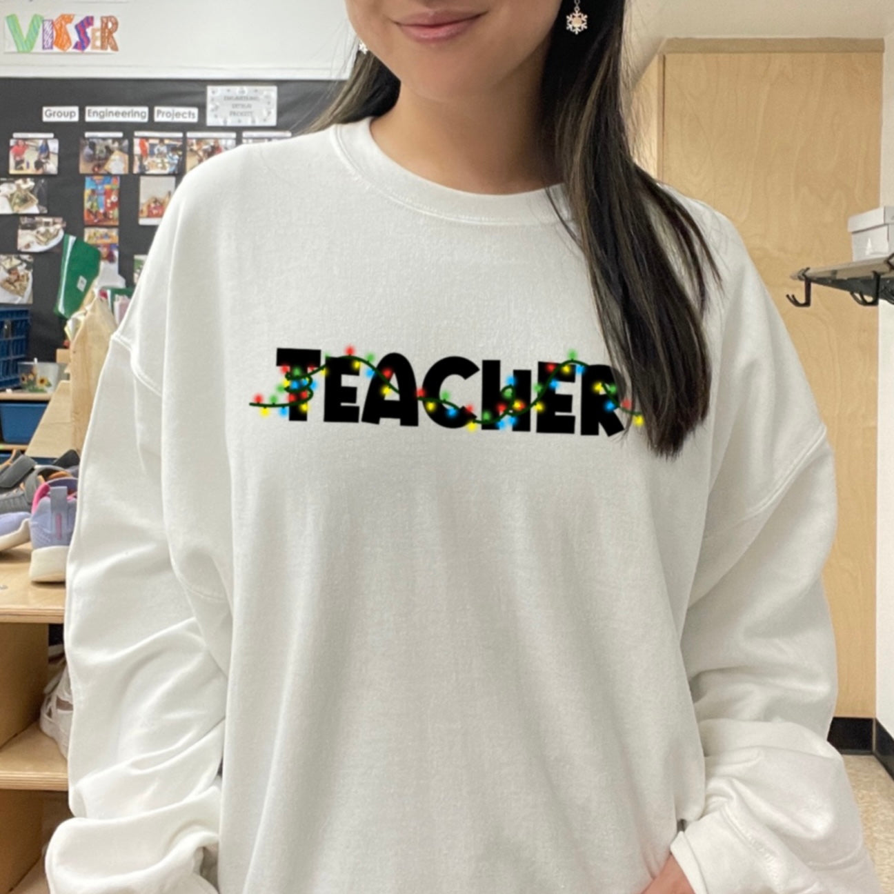 Holiday Lights Teacher Apparel