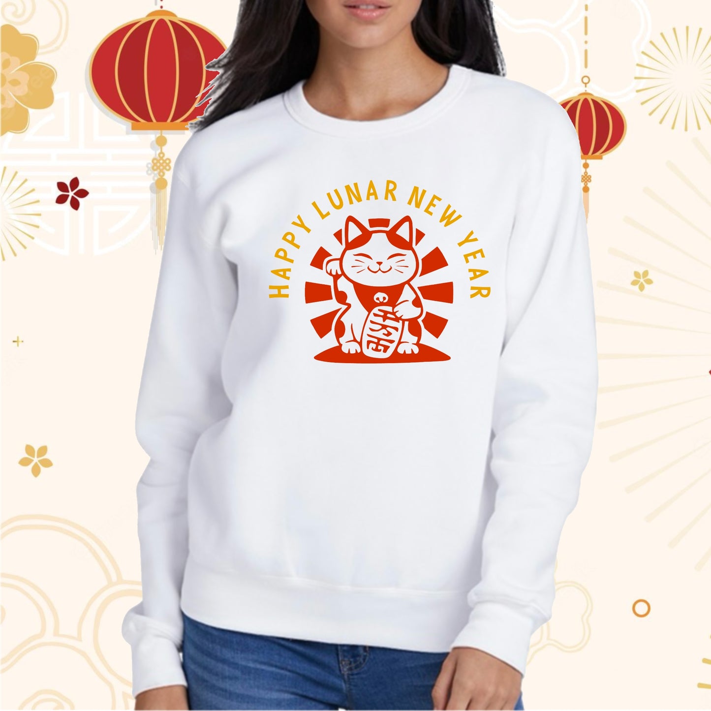 Lunar New Year Lucky Cat Apparel