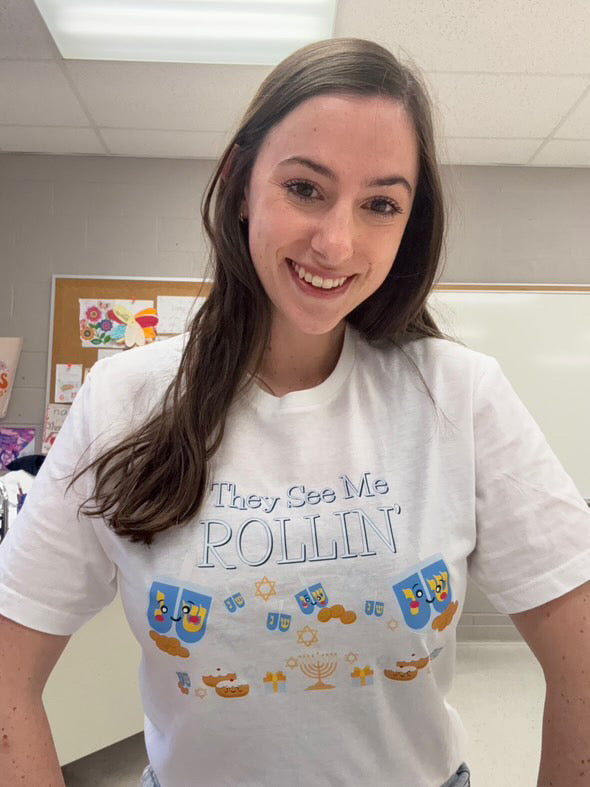 They See Me Rollin' Dreidel Apparel