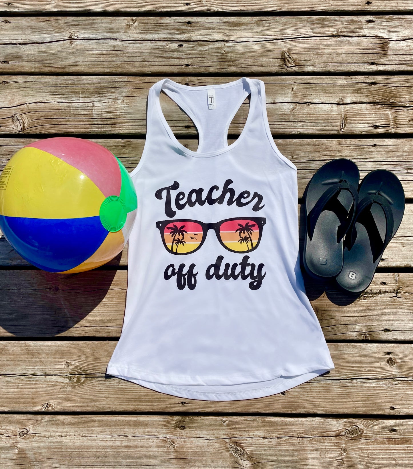 Teacher Off Duty Tank Top
