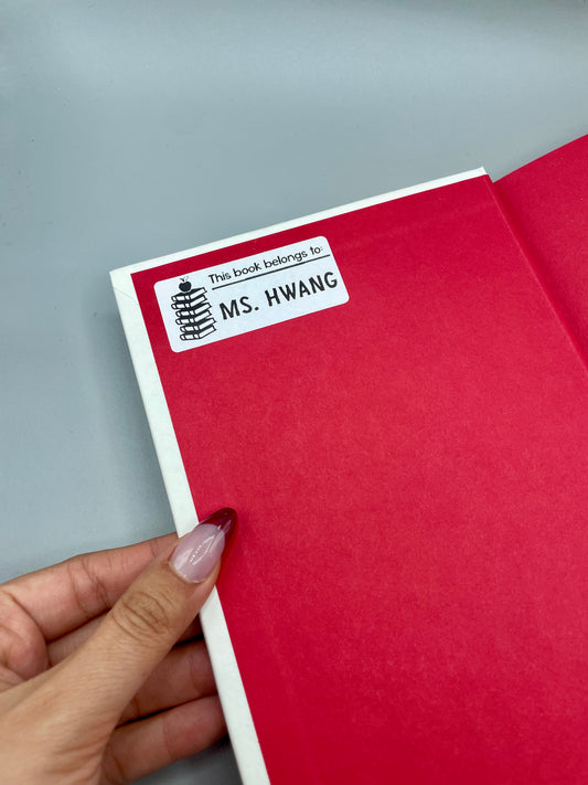 Custom Book Labels for Teacher Libraries